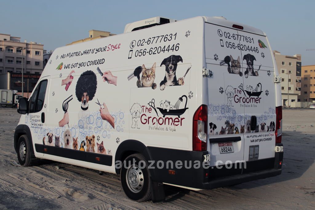 used dog grooming vans