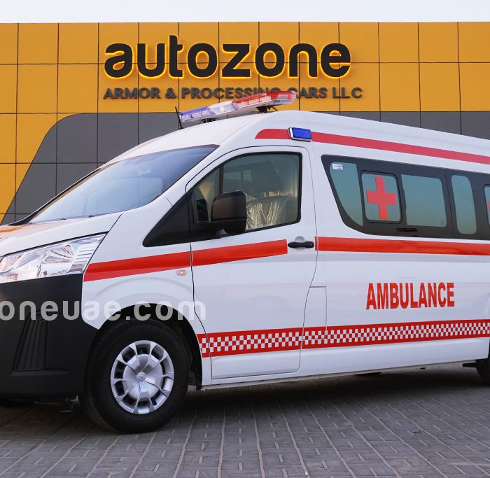 Toyota hiace high roof ambulance autozoneuae 01