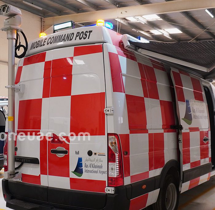 Airport emergency service command vehicle