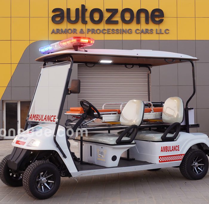 Golf cart ambulance autozoneuae