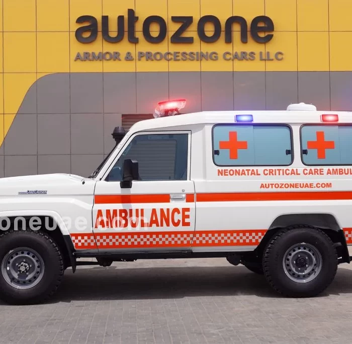 Neonatal ambulance side view