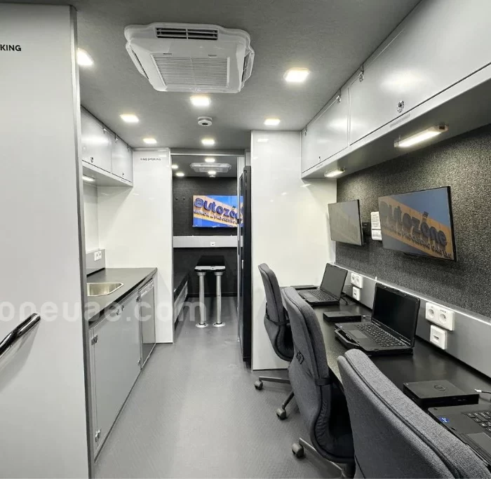 Mobile command center interior