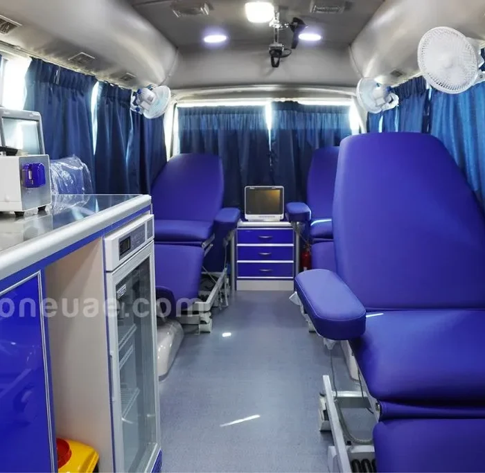 Blood donation bus