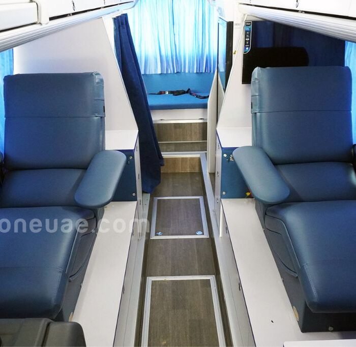 Mobile blood bank donation dual chair