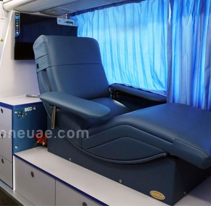 Mobile blood bank donation chair