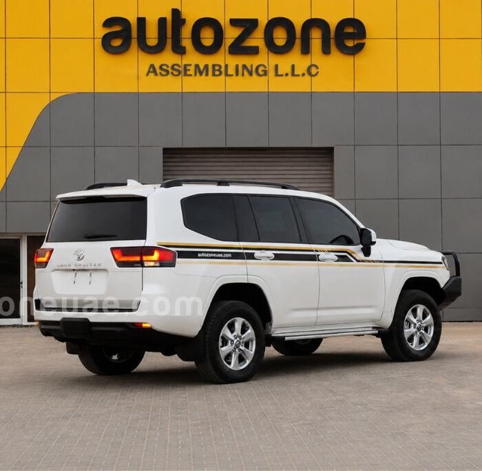 Toyota Land Cruiser 300 Armored Vehicle Backside