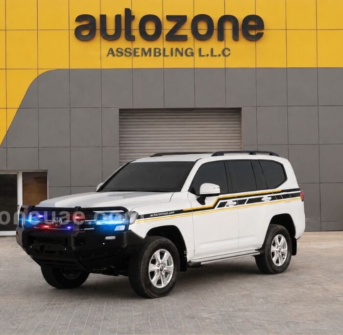 Toyota Land Cruiser 300 Armored Vehicle Frontside