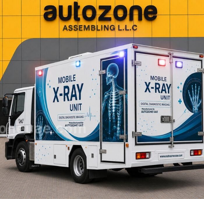 Mobile X-ray unit back side
