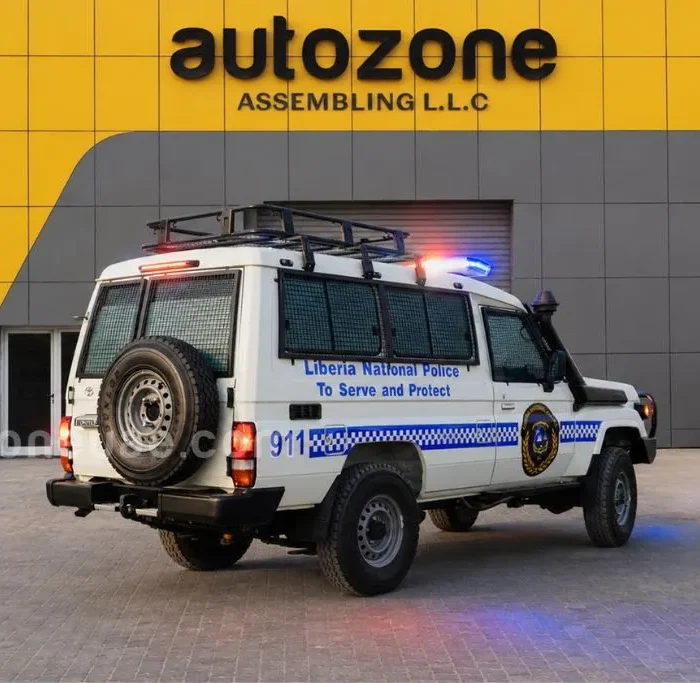 Tactical police unit back side