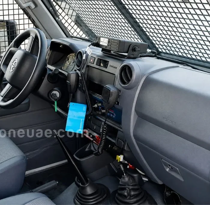 Tactical police unit driver cabin