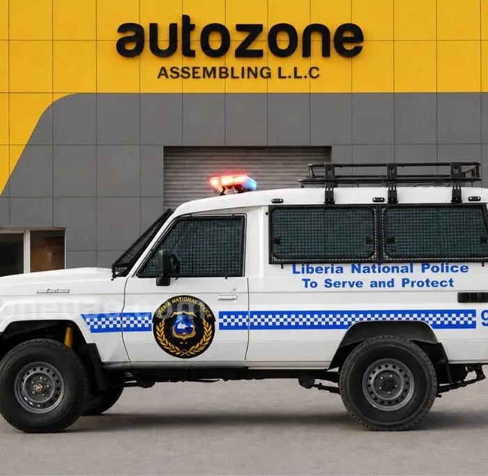 Tactical police unit side view