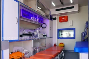 Toyota Hilux ambulance inside equipments