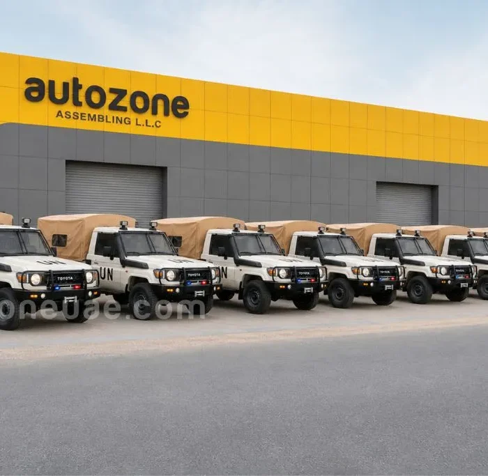 Bulk Order of 40 UN Security Force Vehicles Converted by Autozone