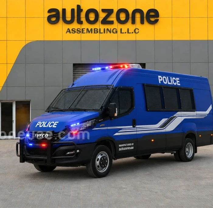 Iveco police vehicle conversion in Dubai UAE