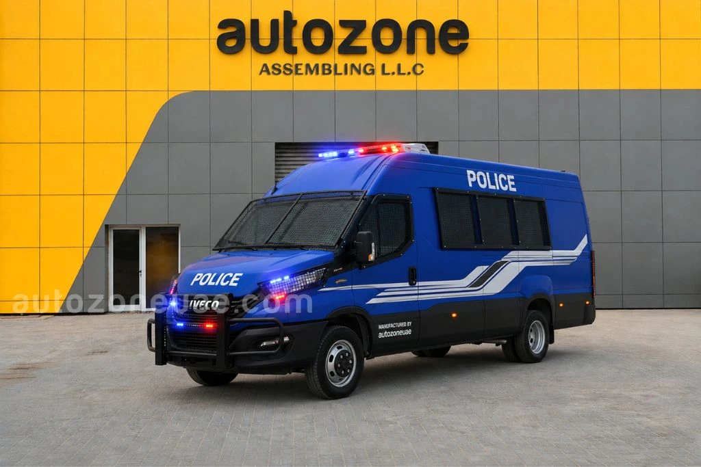 Iveco police vehicle conversion in Dubai UAE