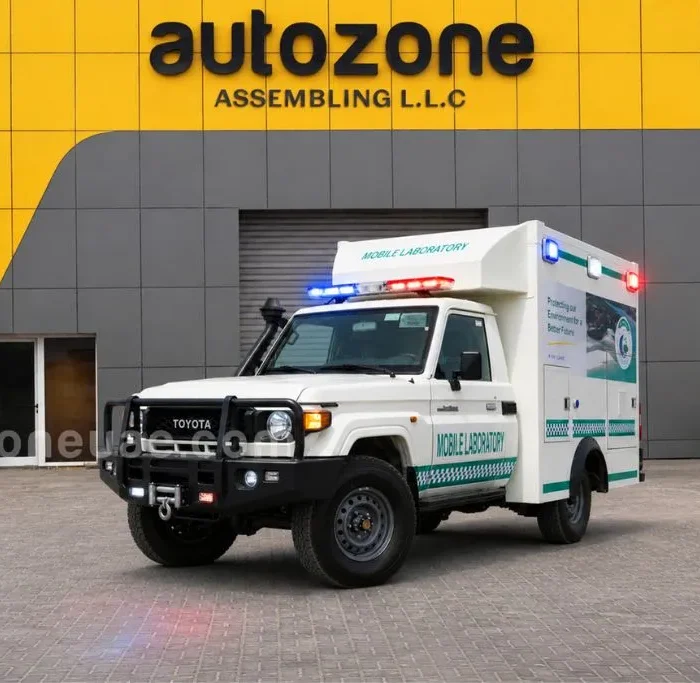 Mobile environmental lab front view