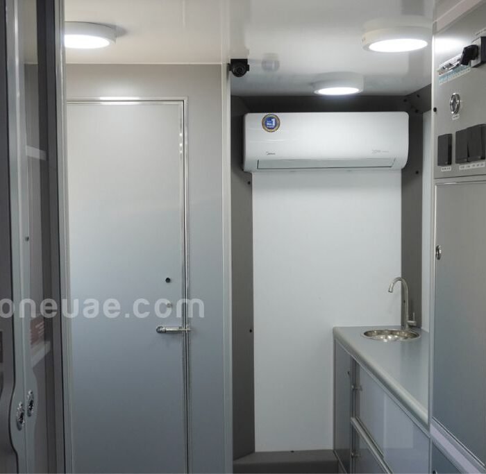 Mobile opd clinic inside
