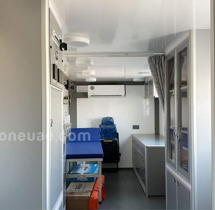 Mobile opd clinic interior