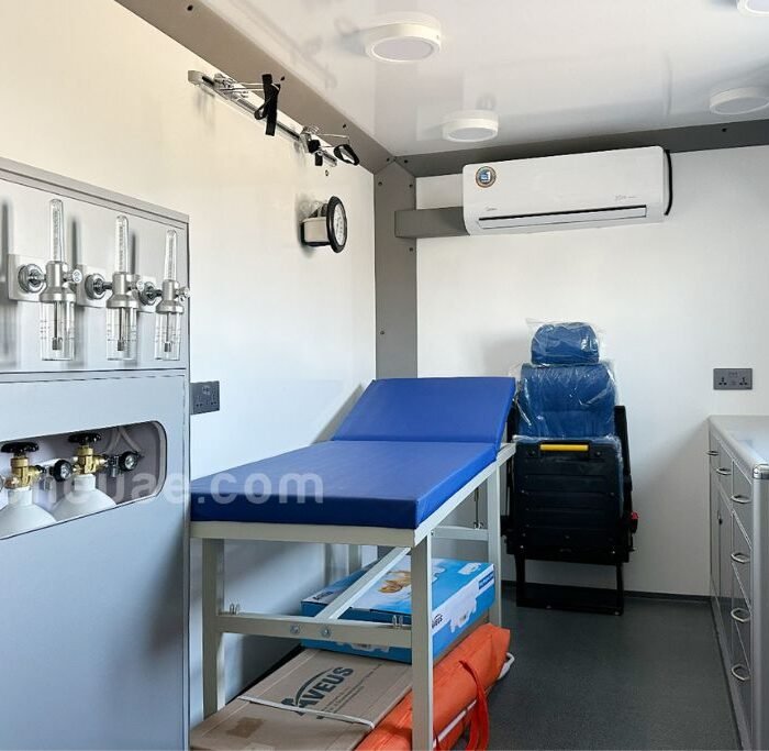 Mobile opd clinic patient cabin