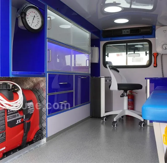 Outreach Medical unit inside storage boxes