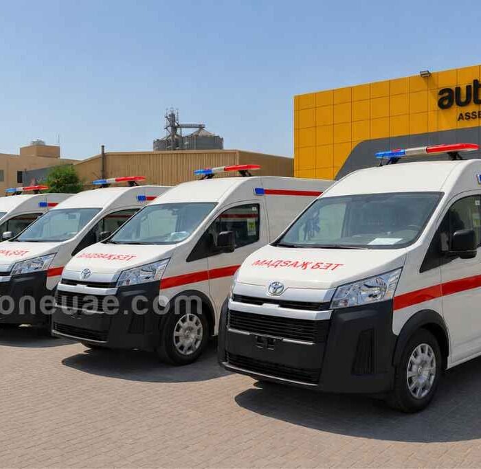 Toyota Hiace ambulances convert for Kazakhstan