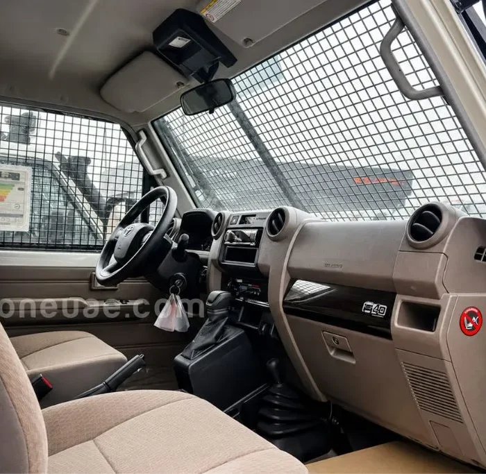 Toyota Land Cruiser 79 UN Vehicle Cabin with Window Protection Grilles
