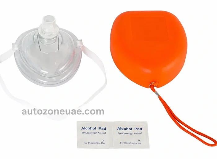 CPR Mask | One-Way Valve and Head Strap