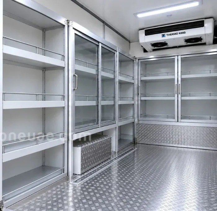 Aluminium Shelving and Chequer Plate Flooring