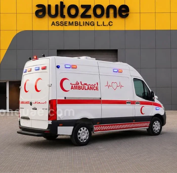 Mercedes Sprinter 4x2 Ambulance Rear View