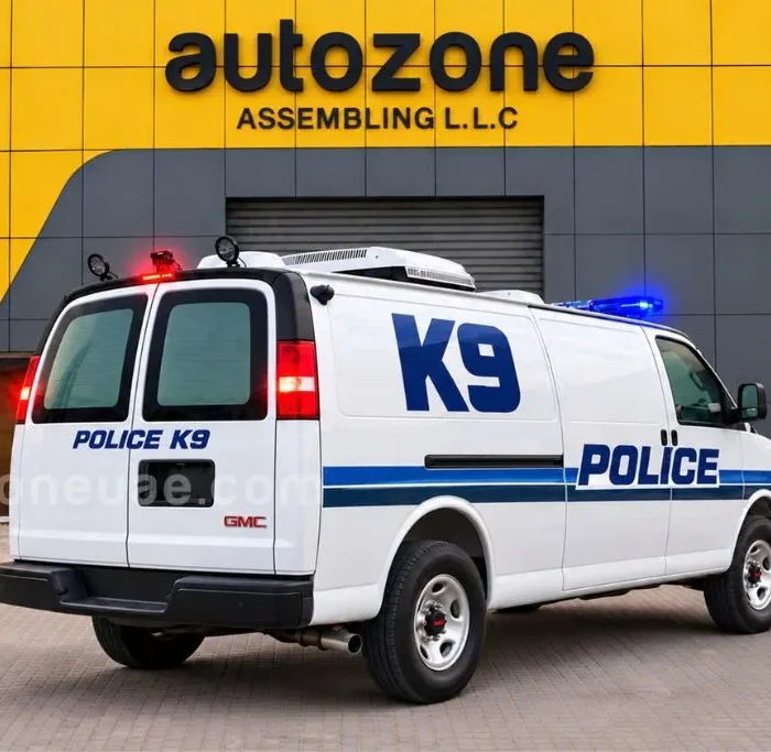 K9 Handler Support Vehicle Rear View