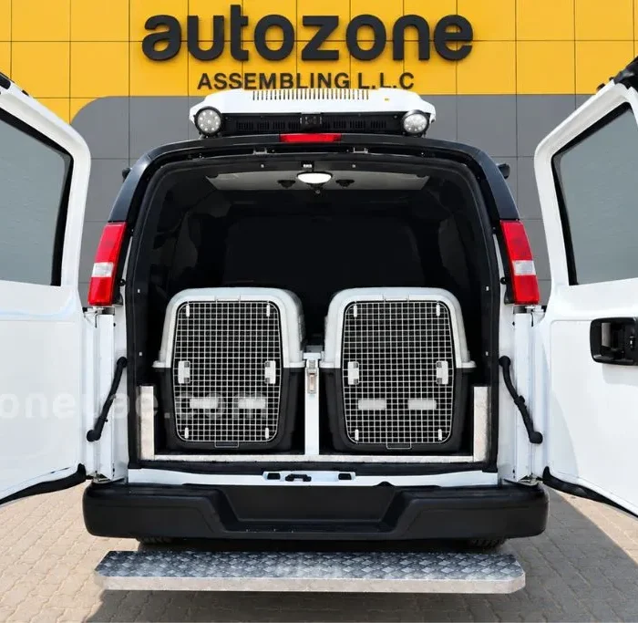 Dog Transport Crates and Rear Step