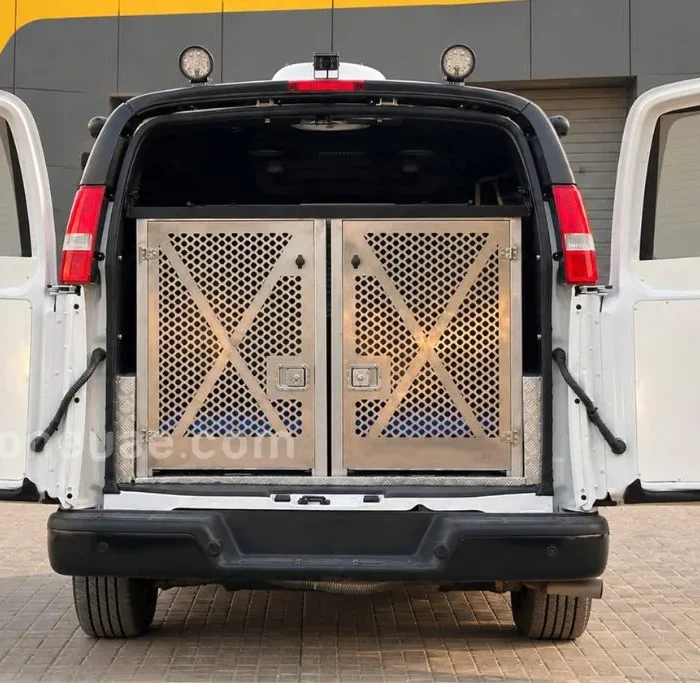 Twin Stainless Steel Dog Kennels