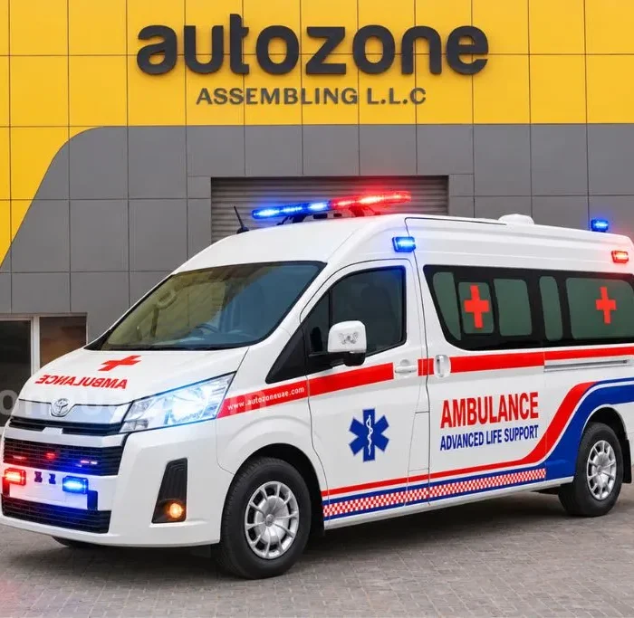 Toyota Hiace ALS Ambulance by Autozone UAE