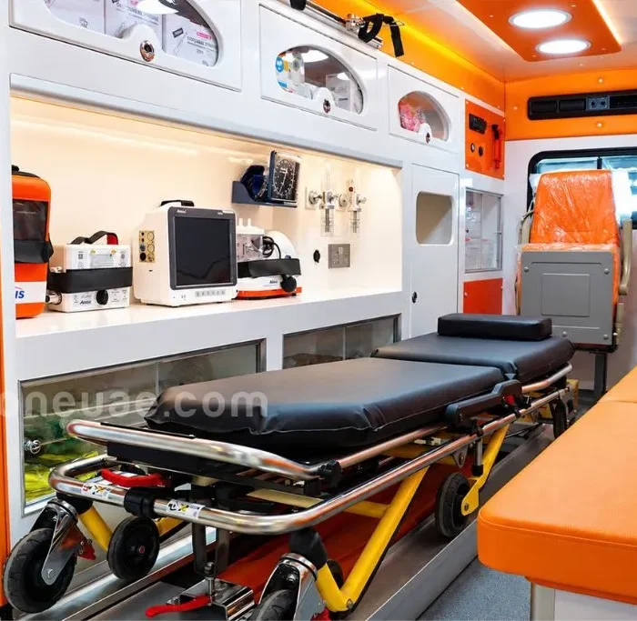 ALS Medical Equipment and Loading Stretcher