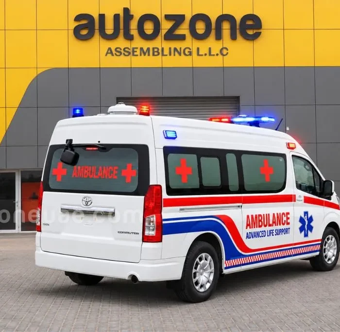 Toyota Hiace ALS Ambulance Rear View