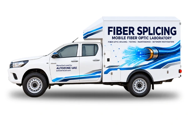 Toyota hilux DC fiber splicing unit side view