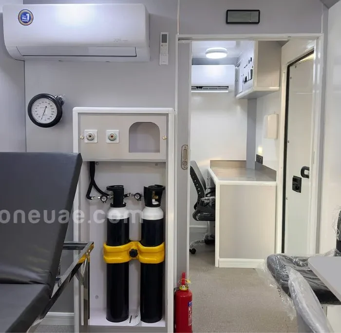 Examination Couch and Medical Storage